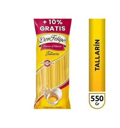 BOLSON DON FELIPE 500 +50 TALLARIN $ 1800   MOLINOS MAX